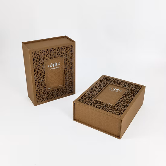 Boîte de papier en carton rigide d'emballage de Rose carrée d'impression faite sur commande prise en charge par FSC pour le magasin de fleurs à emporter avec la poignée de ruban