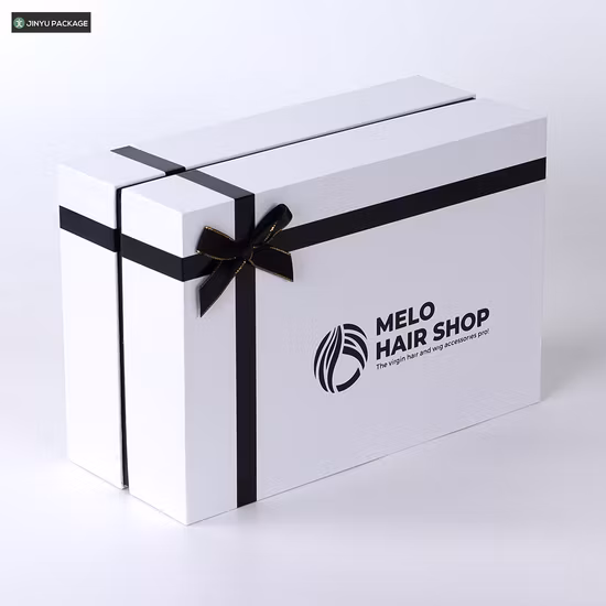 Feuille de luxe emboutissant la boîte à fleurs carrée de carton d'emballage de fleur de logo fait sur commande