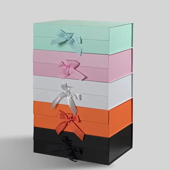 Chine Personnalisé Pliable Carton Cosmétiques Maquillage Bijoux Vêtements Papier Magnétique Boîte D'emballage Cadeau Montre Fête De Mariage Festival Boîte D'emballage Cadeau