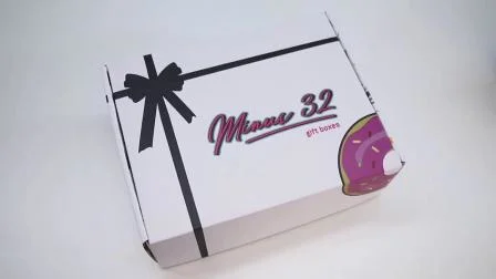Boîte à lunch en papier cadeau imprimé stratifiant pour le tissu cosmétique de montre de bijoux