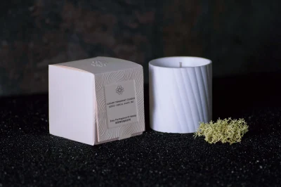 Boîtes de pots de cire d'emballage en papier carré personnalisé boîtes de cadeau de fête d'anniversaire boîte de pot de bougie en une seule pièce avec boîte de luxe avec Logo